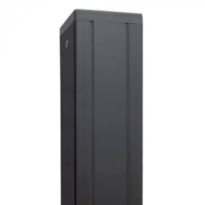 Discount C-Wood Tuinhek set composiet Stijl antraciet met antraciet aluminium frame (5,68 mtr)