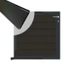 C-Wood Tuinpoort aluminium antraciet frame Mix & Match - composiet antraciet (90 x 90 cm)
