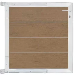 Clearance C-Wood Tuinpoort aluminium blank frame Modular - composiet bruin gevlamd (90 x 90 cm)