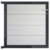Clearance C-Wood Tuinpoort aluminium antraciet frame Modular - composiet wit (90 x 90 cm)