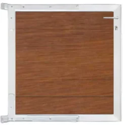 Discount C-Wood Tuinpoort aluminium blank frame Mix & Match - hardhout Bamboe (90 x 90 cm)