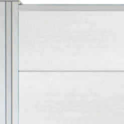 C-Wood Zelfbouw schutting composiet Modular wit - blank alu accessoires (180 x 97 cm)