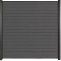 C-Wood Zelfbouw schutting composiet Rhombus Triple rock grey - antraciet alu accessoires (180 x 200 cm)