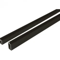 Best C-Wood Zelfbouw schutting hardhout Mix & Match Bamboe / antraciet - antraciet alu accessoires (90 x 180 cm)