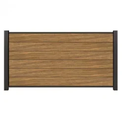 Sale C-Wood Zelfbouw schutting hardhout Mix & Match Thermo Fraké - antraciet alu accessoires (180 x 90 cm)