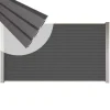 Clearance C-Wood Zelfbouw schutting composiet Rhombus Triple rock grey - blank alu accessoires (180 x 90 cm)