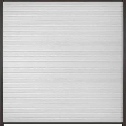 Discount C-Wood Zelfbouw schutting composiet Rhombus Double wit - antraciet alu accessoires (180 x 180 cm)