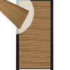 Clearance C-Wood Zelfbouw schutting hardhout Mix & Match Thermo Fraké - zwart alu accessoires (90 x 180 cm)