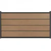 Clearance C-Wood Zelfbouw schutting composiet Modular teak - antraciet alu accessoires (180 x 97 cm)