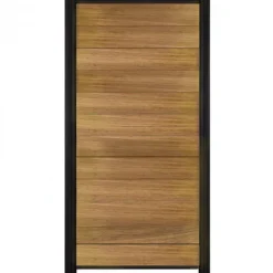 Best C-Wood Zelfbouw schutting hardhout Mix & Match Ipé - zwart alu accessoires (90 x 180 cm)