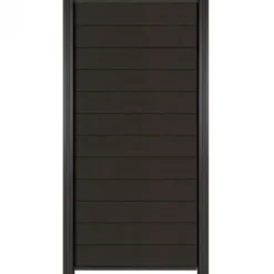 Outlet C-Wood Zelfbouw schutting composiet Mix & Match antraciet - antraciet alu accessoires (90 x 180 cm)