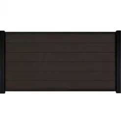 Sale C-Wood Zelfbouw schutting composiet Mix & Match antraciet - zwart alu accessoires (180 x 90 cm)