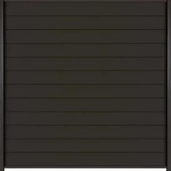 Sale C-Wood Zelfbouw schutting composiet Mix & Match antraciet - antraciet alu accessoires (180 x 180 cm)