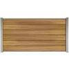 Hot C-Wood Zelfbouw schutting hardhout Mix & Match Ipé - blank alu accessoires (180 x 90 cm)