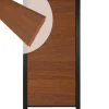 Best C-Wood Zelfbouw schutting hardhout Mix & Match Bamboe - zwart alu accessoires (90 x 180 cm)
