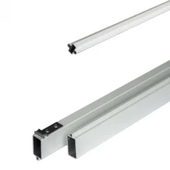 Sale C-Wood Zelfbouw schutting composiet Modular antraciet - wit alu accessoires (180 x 97 cm)