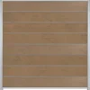 Outlet C-Wood Zelfbouw schutting composiet Modular bruin gevlamd - blank alu accessoires (180 x 200 cm)