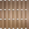 Best C-Wood Zelfbouw schutting composiet Bari bruin gevlamd met blank alu accessoires (180 x 180 cm)