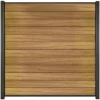 C-Wood Zelfbouw schutting hardhout Mix & Match Ipé - antraciet alu accessoires (180 x 180 cm)