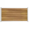 Discount C-Wood Zelfbouw schutting hardhout Mix & Match Ipé - wit alu accessoires (180 x 90 cm)