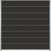 Sale C-Wood Zelfbouw schutting composiet Modular antraciet - blank alu accessoires (180 x 180 cm)