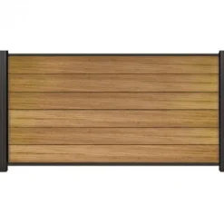 Clearance C-Wood Zelfbouw schutting hardhout Mix & Match Ipé - antraciet alu accessoires (180 x 90 cm)