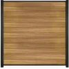 Outlet C-Wood Zelfbouw schutting hardhout Mix & Match Ipé - zwart alu accessoires (180 x 180 cm)