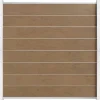 Discount C-Wood Zelfbouw schutting composiet Modular bruin gevlamd - wit alu accessoires (180 x 180 cm)