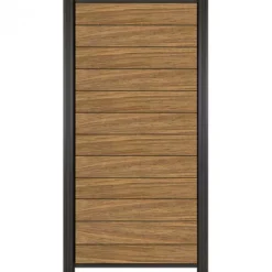 C-Wood Zelfbouw schutting hardhout Mix & Match Thermo Fraké - antraciet alu accessoires (90 x 180 cm)