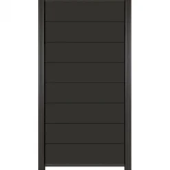 Outlet C-Wood Zelfbouw schutting composiet Modular antraciet - antraciet alu accessoires (90 x 180 cm)