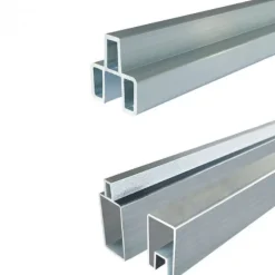 Sale C-Wood Zelfbouw schutting composiet Modular co-ex grijs - blank alu accessoires (180 x 97 cm)