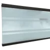 Sale Elephant Deco lamel antraciet hardglas Modular systeem met antraciet frame (180 x 21 cm)