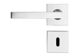 Svedex Deurbeslag - Square Silver tbv dag- en nachtslot