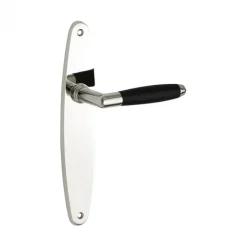 Discount Austria Deurkruk Forza - Hadrien III langschild ovaal - Incl. sleutelgat - Glans Nikkel