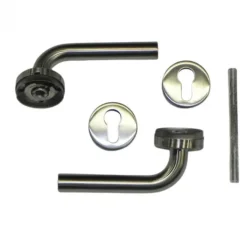 Online HomingXL Deurkruk met rozetten voor tuindeur - stift 120 mm