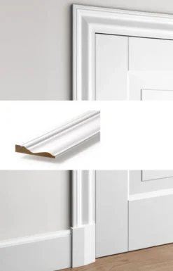 Sale Austria Deurlijst BR1 gegrond wit 248,6 x 7 x 1,2 cm (5 lengtes)