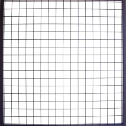 Hot C-Wood Draadscherm Bari antraciet composiet kader met zwart draad (180 x 180 cm)