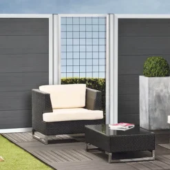 Sale Elephant Draadscherm Forte aluminium kader met zwart draad (60 x 180 cm)