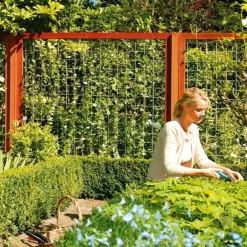 Online Elephant Draadscherm verzinkt met hardhout angelyn kader (180 x 180 cm)