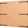 Sale TrendHout Dubbele deur met kozijn - 2400 x 2100 mm