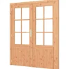 Discount TrendHout Dubbele deur met kozijn - 780 x 1930 mm