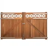 Elephant Dubbele poort hardhout bankirai Belmonte met trellis incl. beslag (300 x 180 cm)