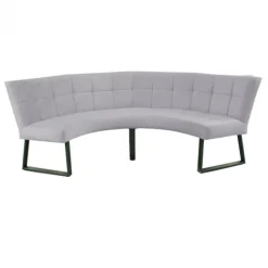 New HomingXL Eetkamerbank - Amsterdam - stof Element grijs 03 - geschikt voor tafel 150 cm