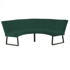Outlet HomingXL Eetkamerbank - Amsterdam - stof Element groen 12 - geschikt voor tafel 150 cm
