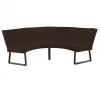 Discount HomingXL Eetkamerbank - Amsterdam - stof Element antraciet 02 - geschikt voor tafel 150 cm