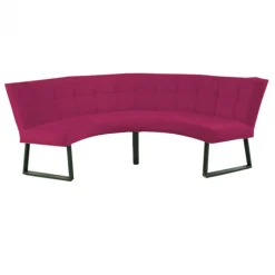 Online HomingXL Eetkamerbank - Amsterdam - stof Element fuchsia 19 - geschikt voor tafel 130 cm