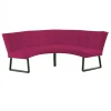 Hot HomingXL Eetkamerbank - Amsterdam - stof Element fuchsia 19 - geschikt voor tafel 150 cm