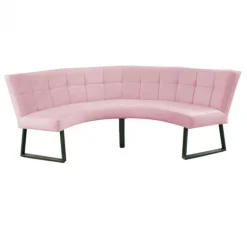 Discount HomingXL Eetkamerbank - Amsterdam - stof Element lichtroze 18 - geschikt voor tafel 150 cm