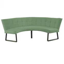 Outlet HomingXL Eetkamerbank - Amsterdam - stof Element lichtgroen 11 - geschikt voor tafel 130 cm