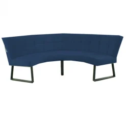 HomingXL Eetkamerbank - Amsterdam - stof Element blauw 13 - geschikt voor tafel 130 cm